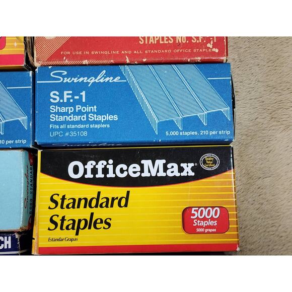 Standard Staples 50,000 Swingline OfficeMax Stanley Office Stapler Vintage - Picture 4 of 10